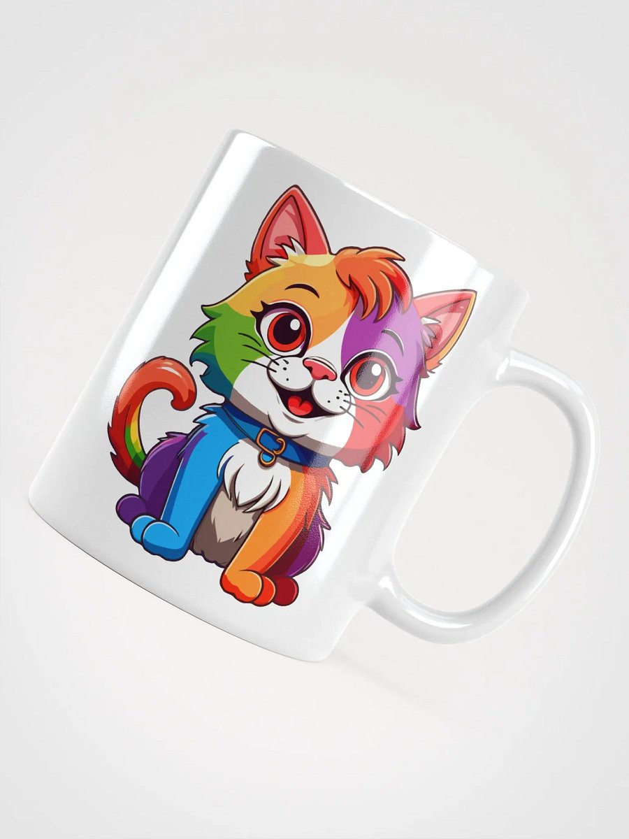 Cute Rainbow Color Cat 9 , Mug product image (7)