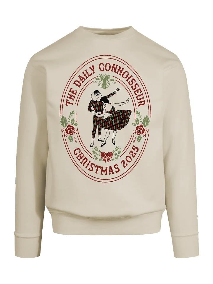 Adult Harlequin Christmas Emblem Sweatshirt product image (1)