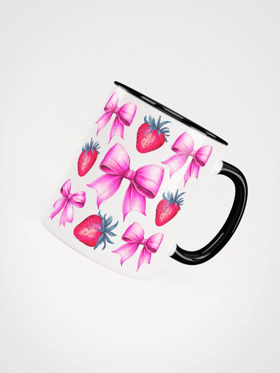 Strawberry Bow Elegance Ceramic Mug product image (28)