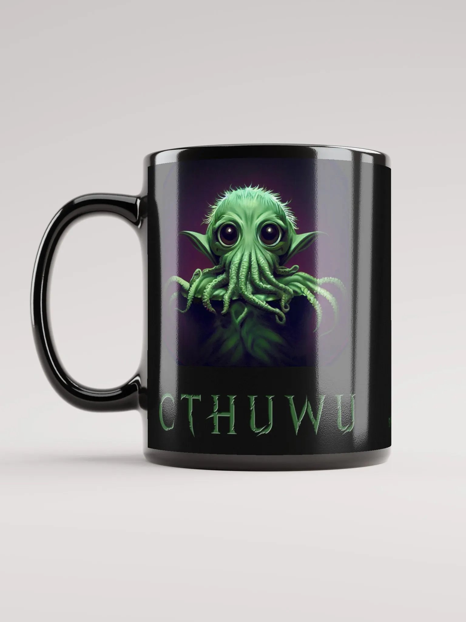 All Black Cthuwu Mug product image (1)