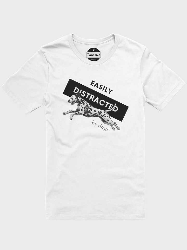 Distracted Dalmatian White T-Shirt product image (1)