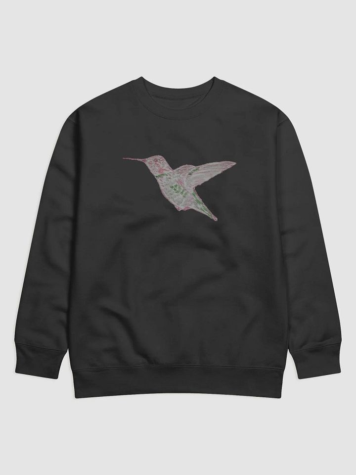 Hand-Drawn Hummingbird Unisex Sweatshirt product image (4)