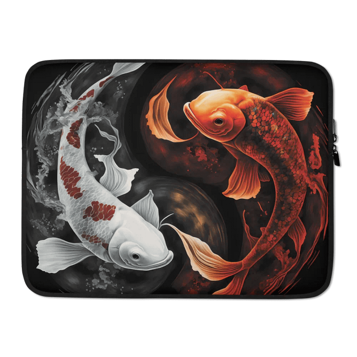 Japanese Koi Fish Laptop Sleeve product image (2)