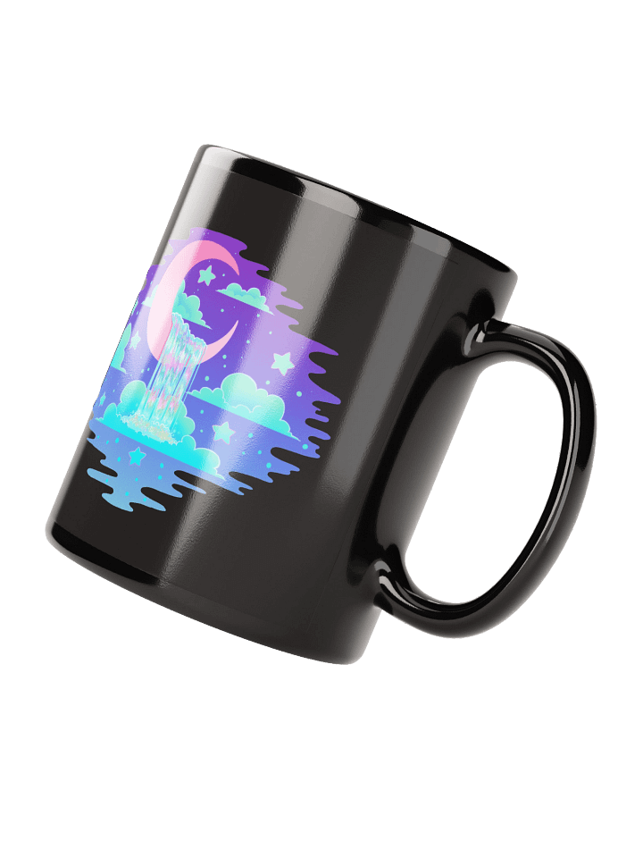 Moonfall Black Mug with Stars product image (2)