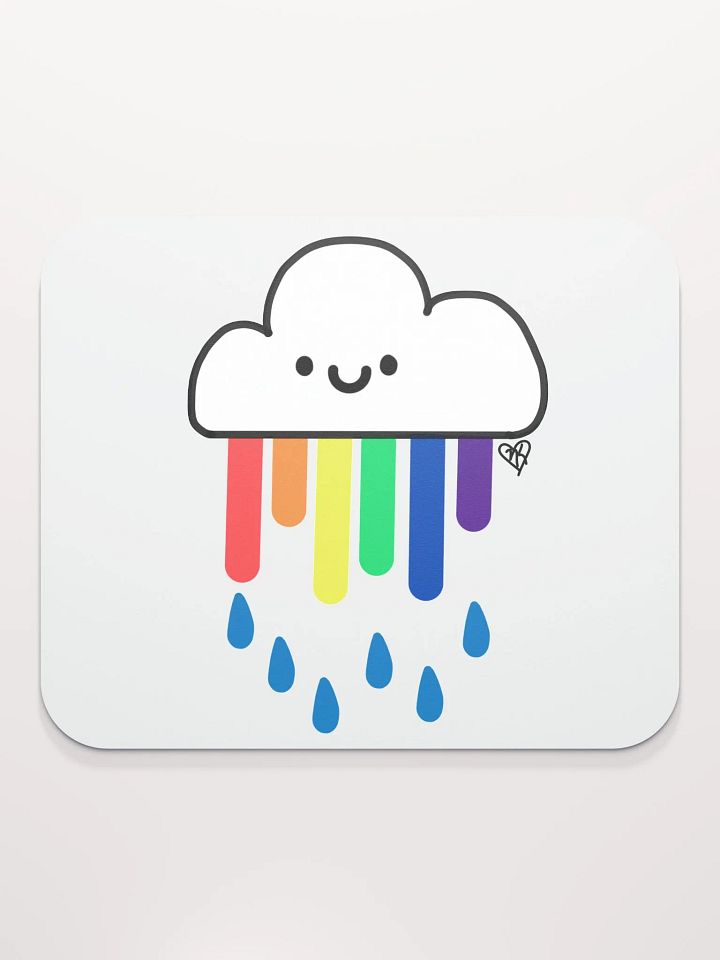 Rainbow Rain Cloud Mouse Pad product image (2)