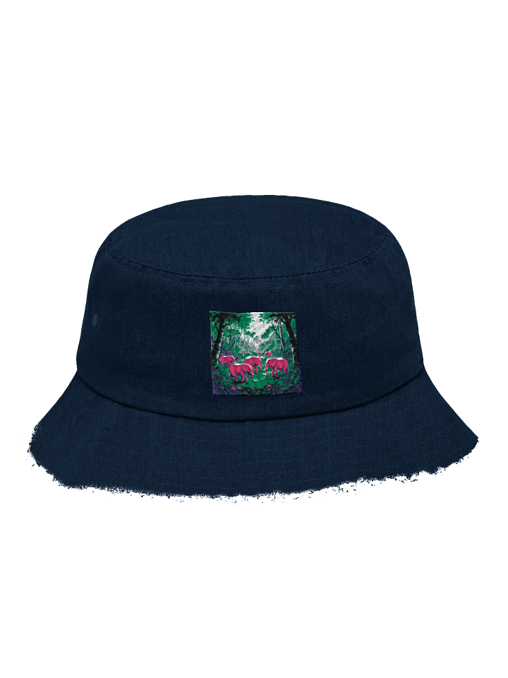 Enchanted Forest Pink Elephant Bucket Hat product image (1)