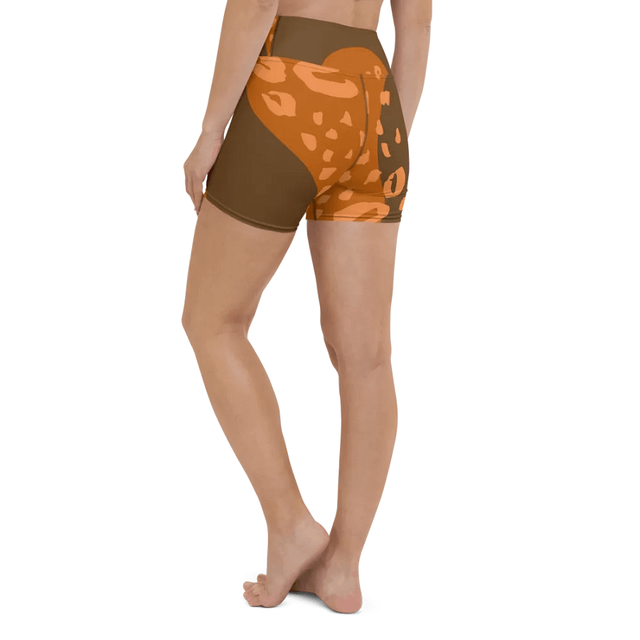 Orange Mirage Yoga Shorts product image (1)