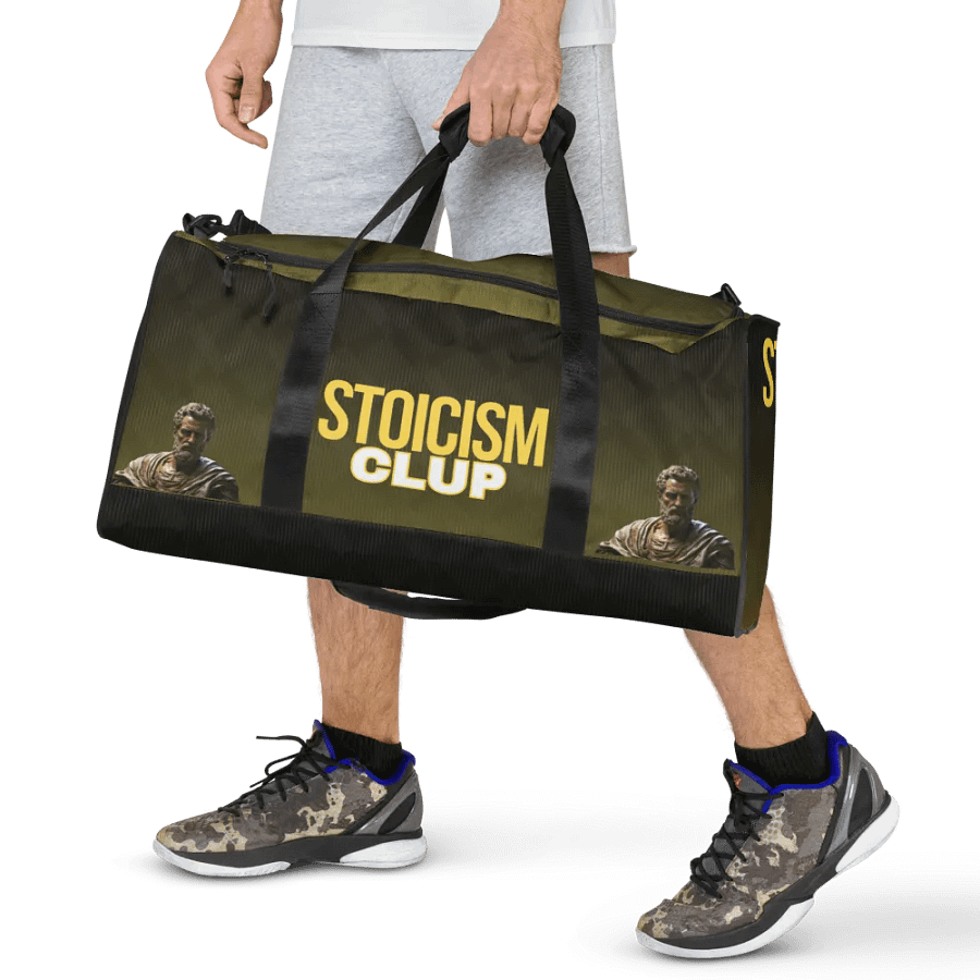 Stoicism Club All-Over Duffle Bag product image (7)