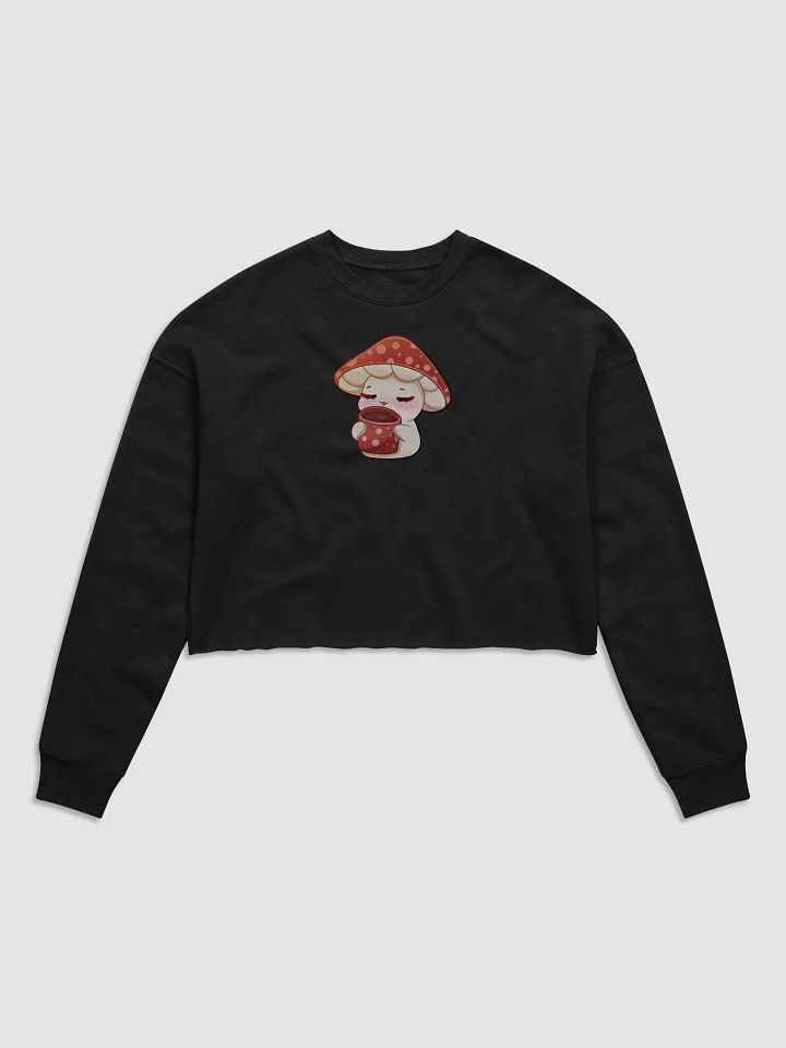 Tea Mushie Cropped Sweatshirt product image (2)