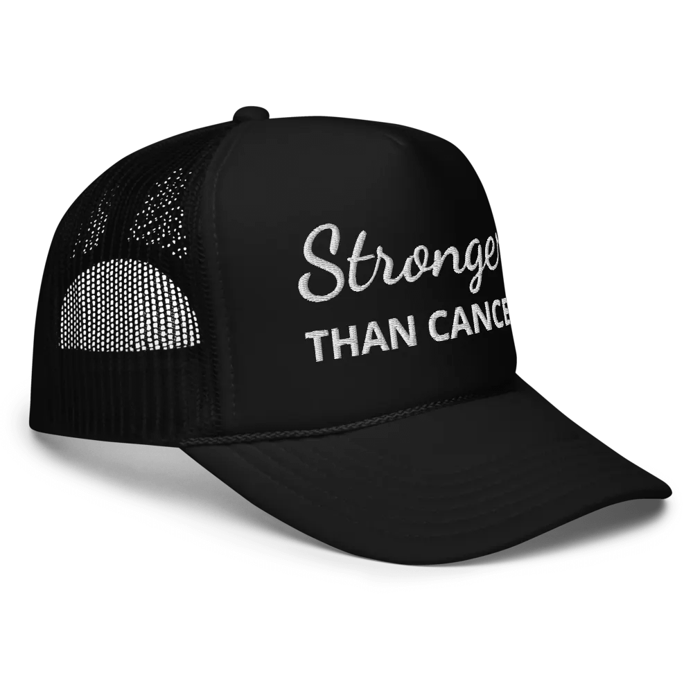 Stronger than cancer, cancer survivor, embroidered Trucker Cap product image (3)