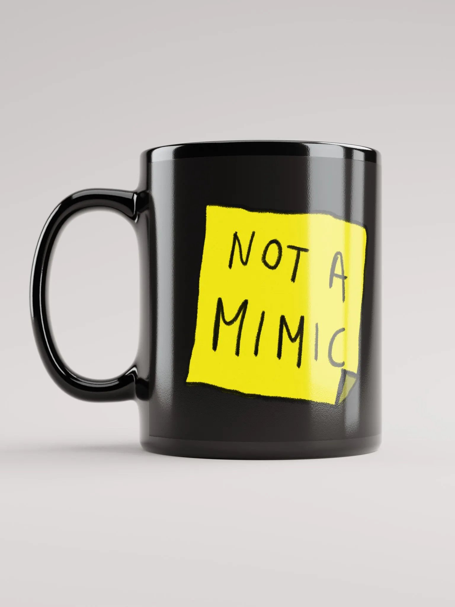 Not a Mimic Black Mug - Mimic Collection product image (2)