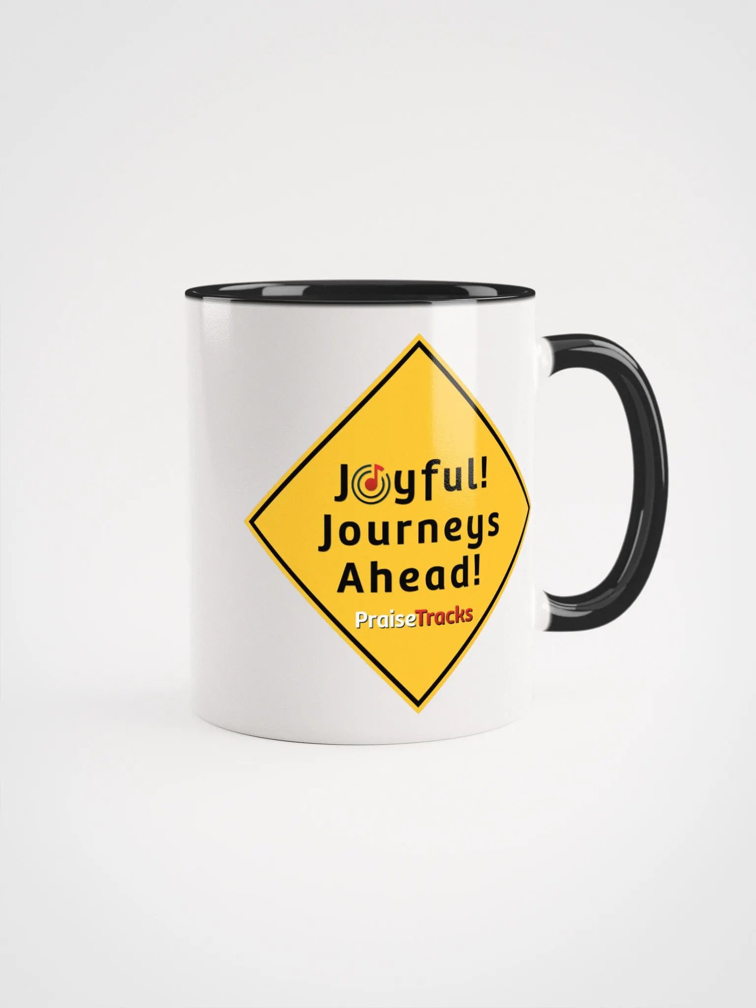 Joyful Journeys Ahead Dual Color Ceramic Mug | Left-Handed product image (3)