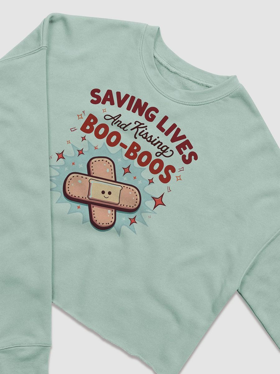 Boo-Boo Savior Crop Sweatshirt product image (5)