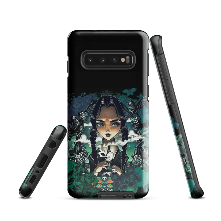 Goth style dark print tough Samsung phone case product image (1)