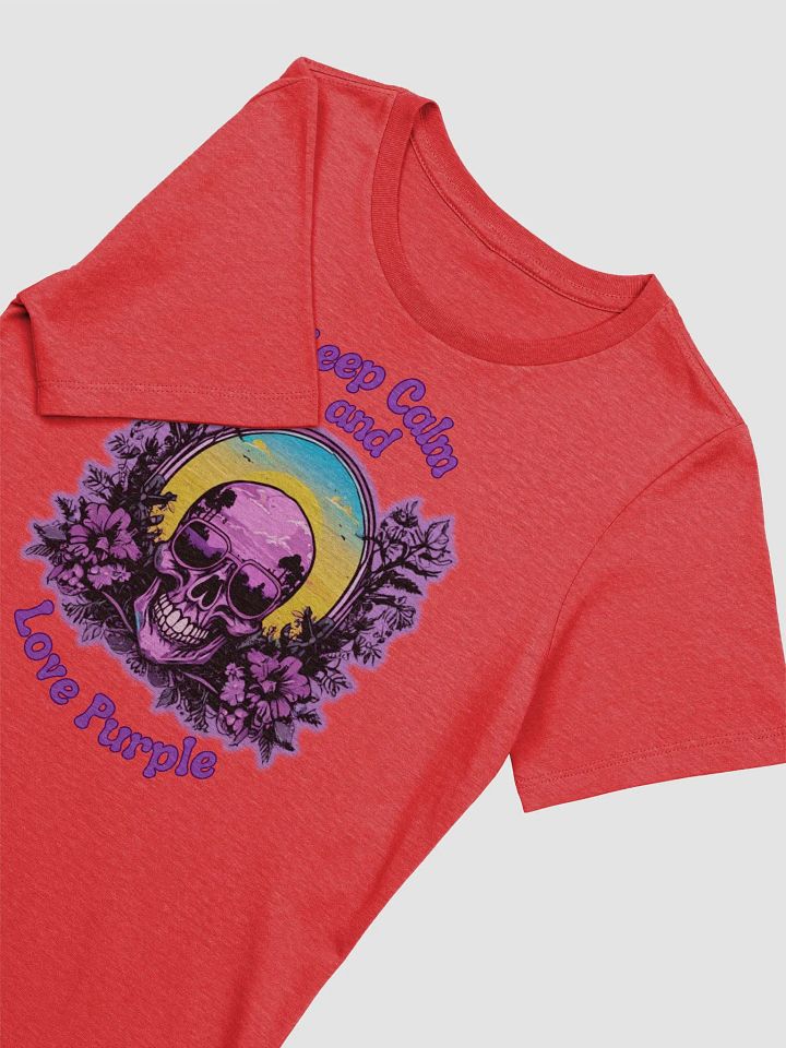 Purple Skull Love relaxed tee product image (1)