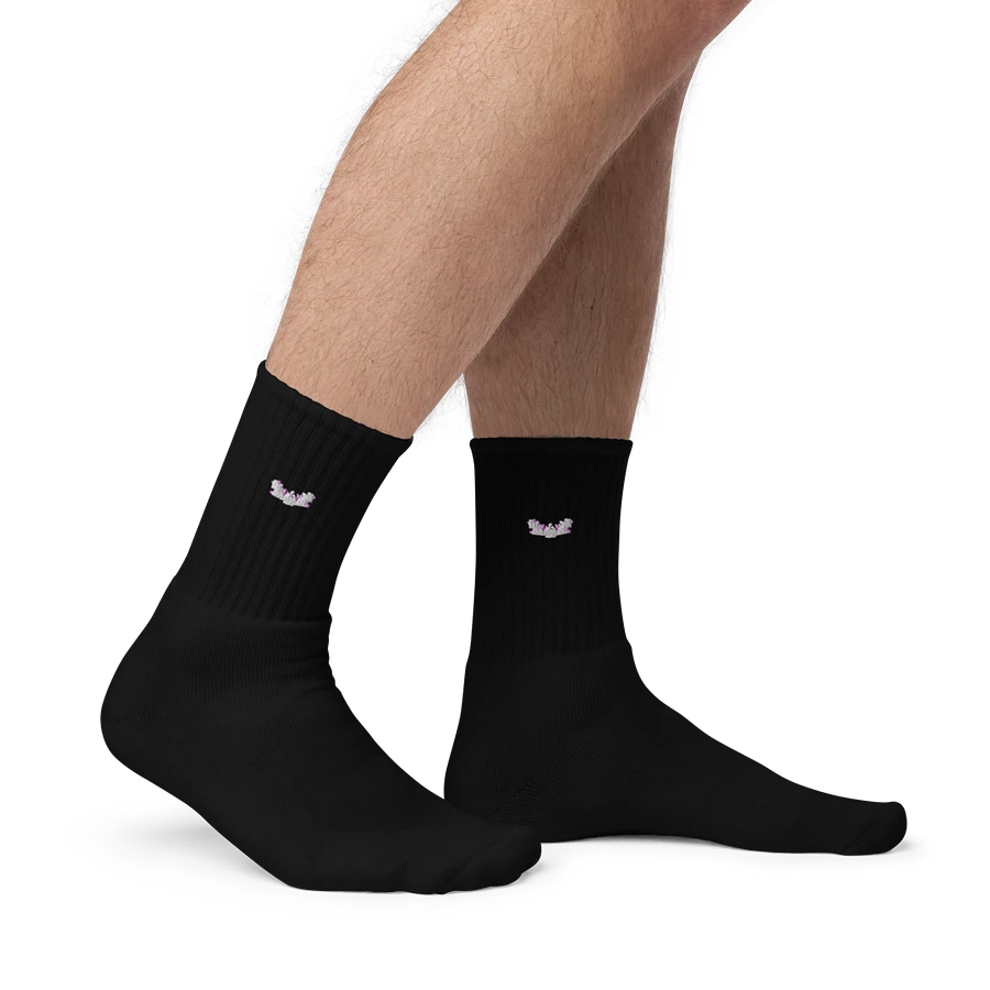 Bamboo SOCCO Embroidered Crew Socks product image (7)