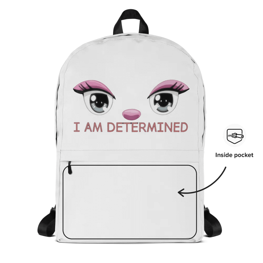 Affirmations - I AM Determined Backpack product image (2)