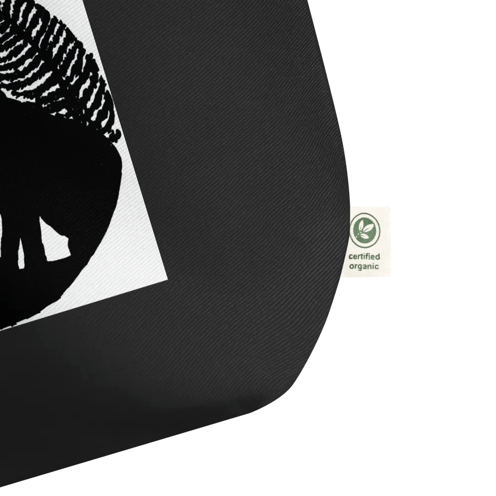 Dreamer Books Giant Deer Tote Bag (Black/printed 2-sides) product image (3)