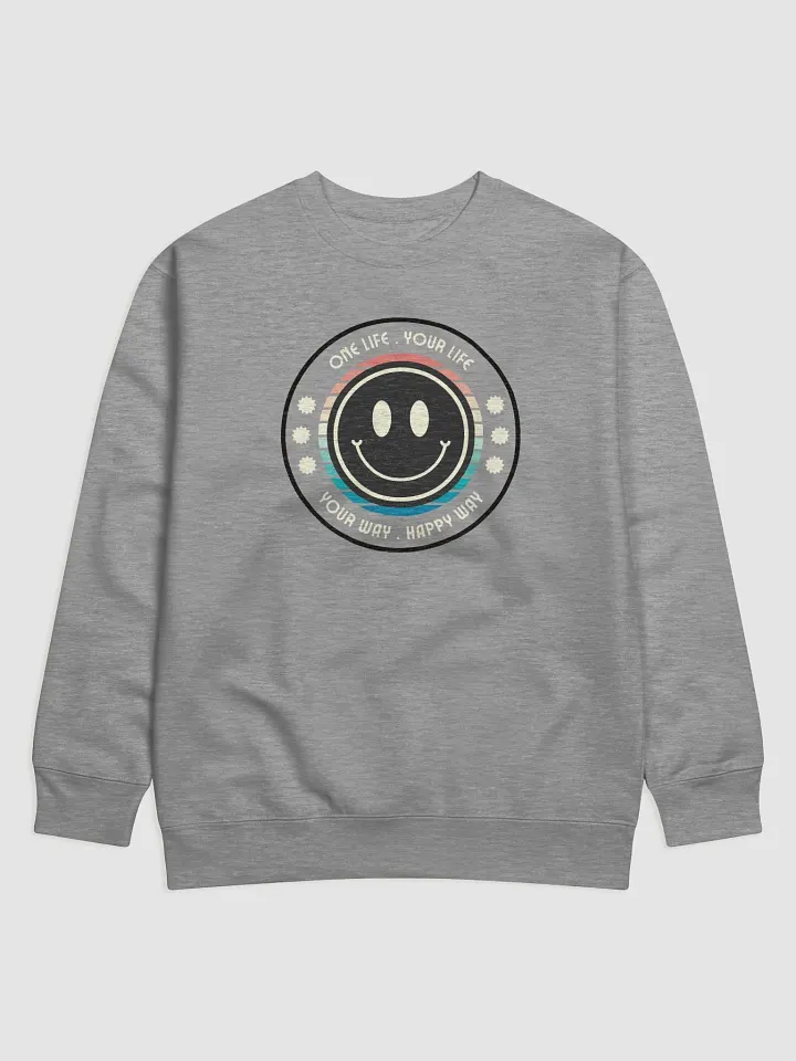 Happy Face Premium Sweatshirt product image (3)