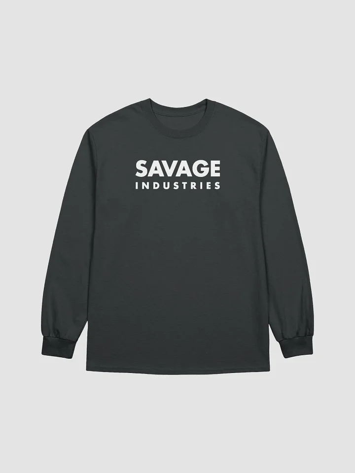 Savage Industries - White logo (Classic Long Sleeve) product image (1)