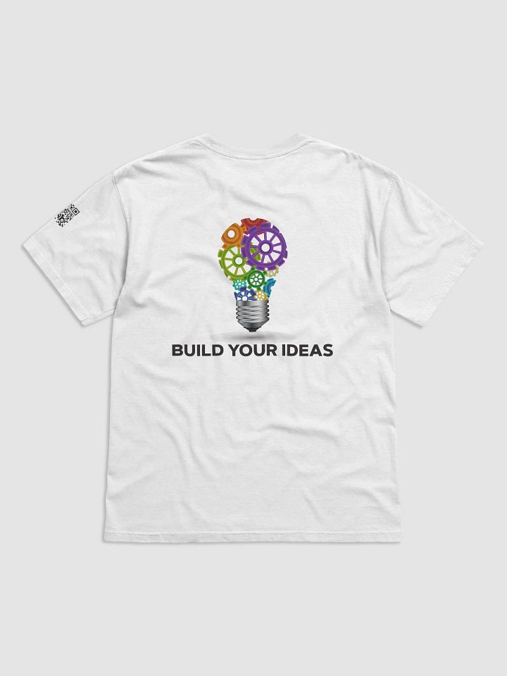 Build Your Ideas T-Shirt Crisp White product image (2)