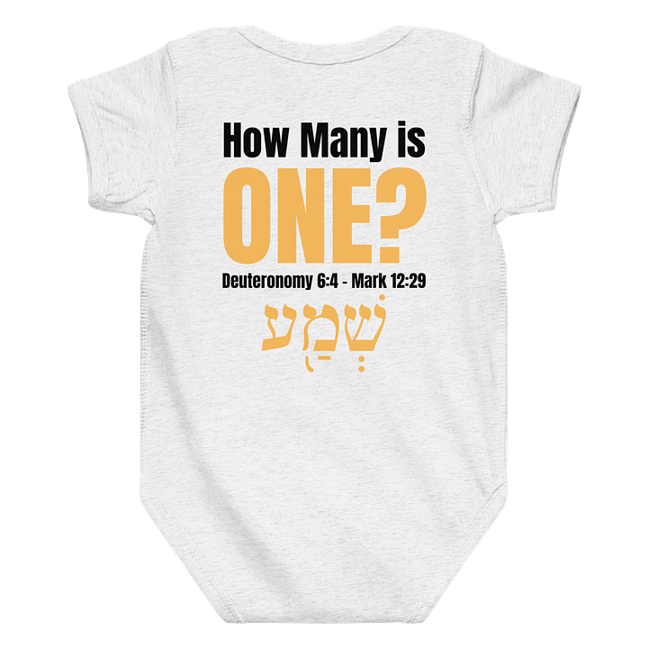 Shema Baby Bodysuit (black print) product image (2)