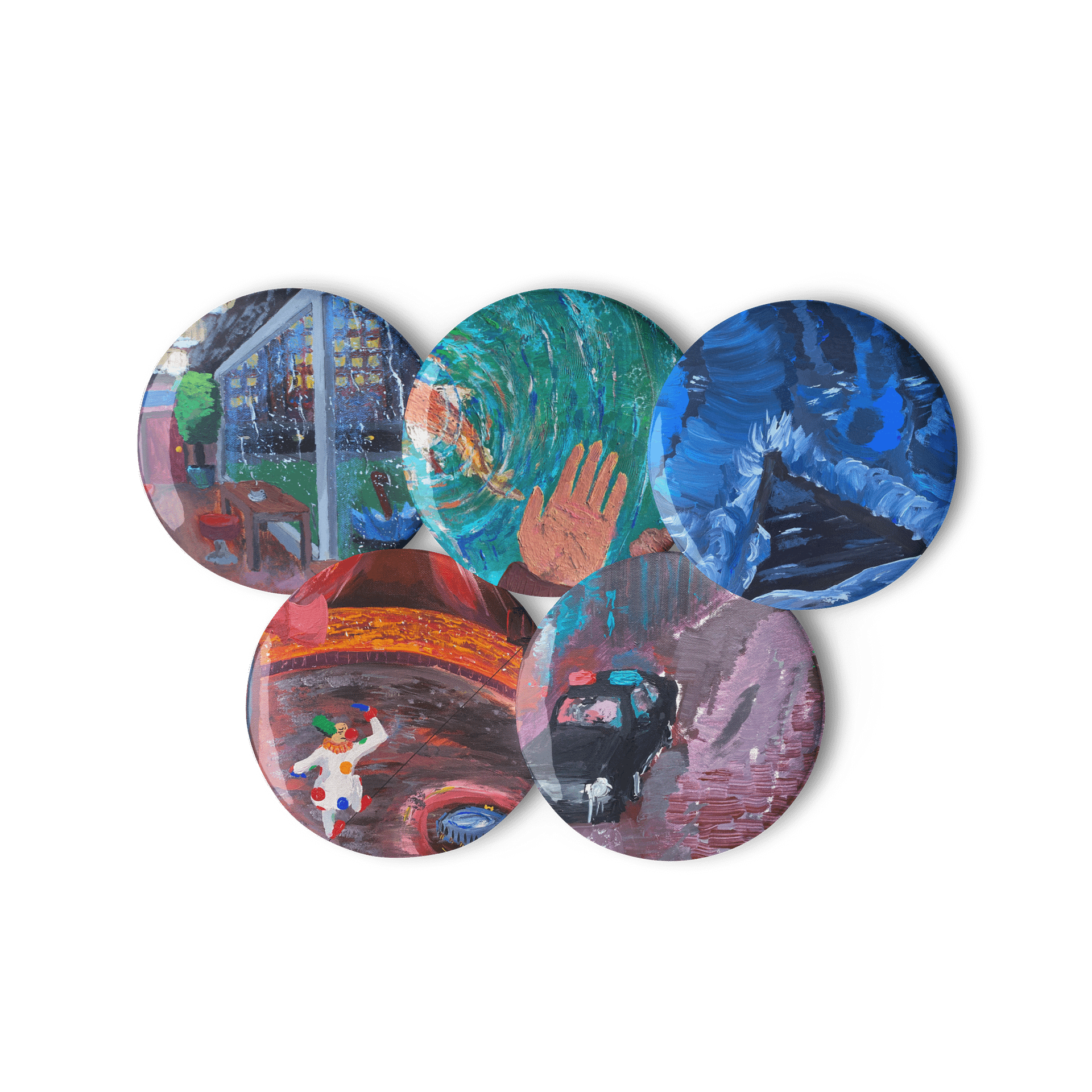 Seen IT Artwork Pins Set 2 product image (2)