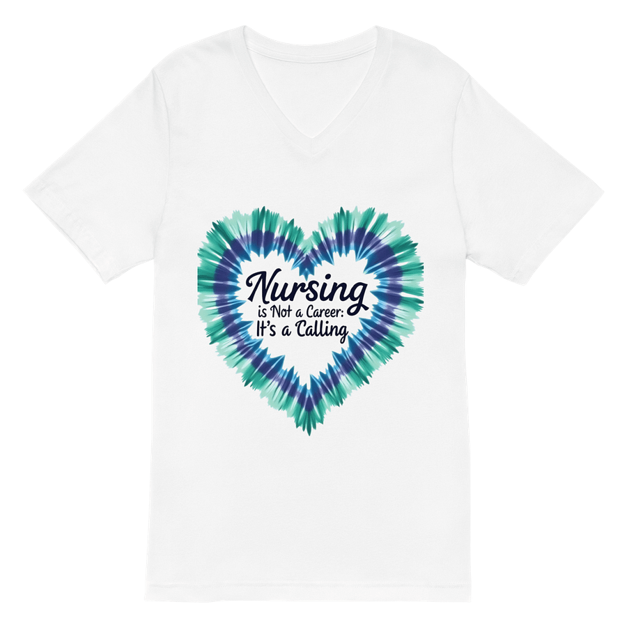 Nursing is a Calling, not a career V-Neck Tee product image (2)