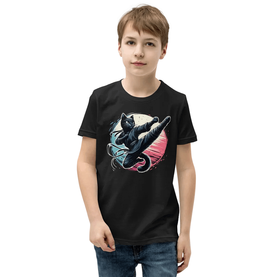 Ninja Cat Kids T-shirt product image (4)
