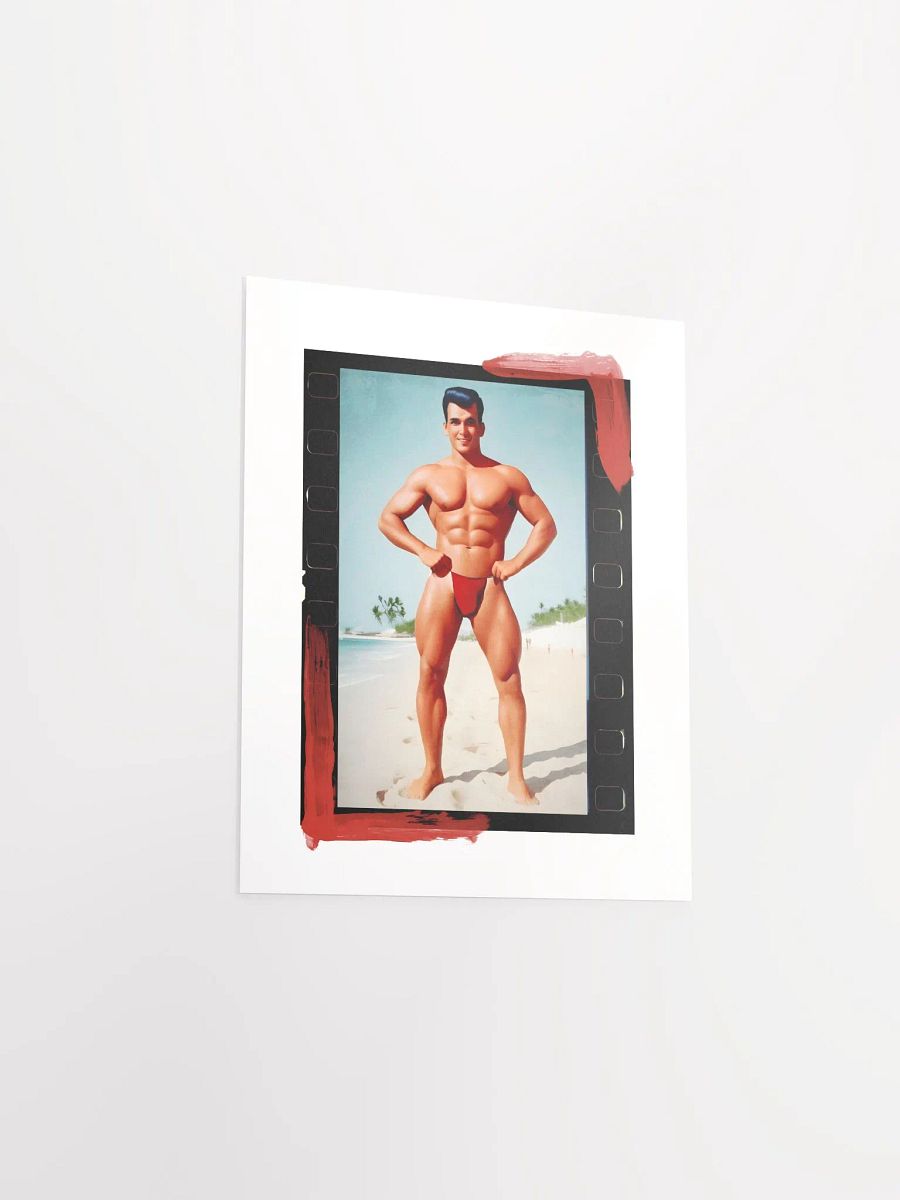 Bruce Beefcake On The Beach 1956 - Print product image (3)