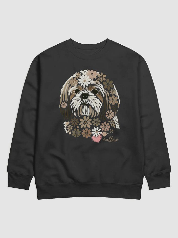 Floral Pup Love Sweatshirt product image (1)