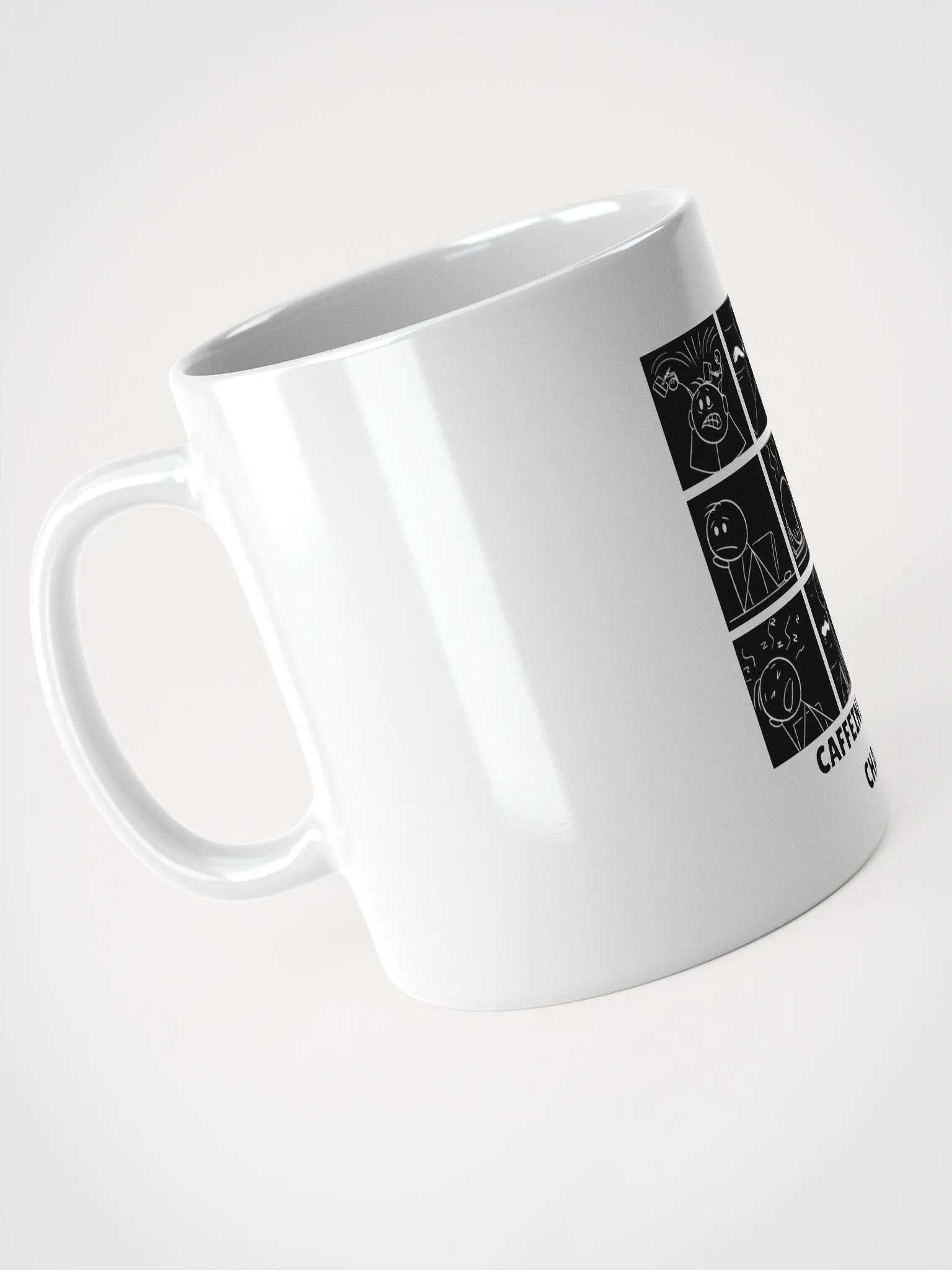 CAFFEINE BEFORE CHAOS- Glossy Coffee Mug product image (4)