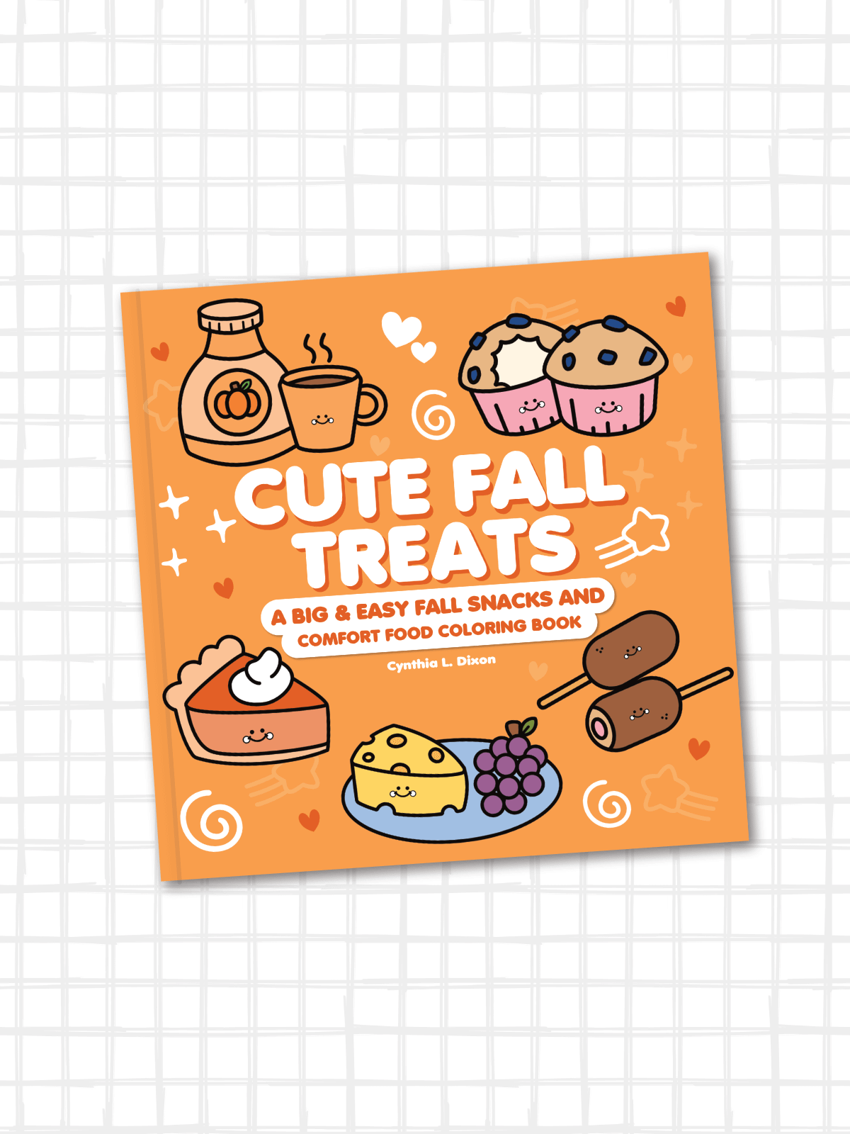 Cute Fall Treats – A Big and Easy Fall Snacks and Comfort Food Coloring Book (Digital Download) product image (1)