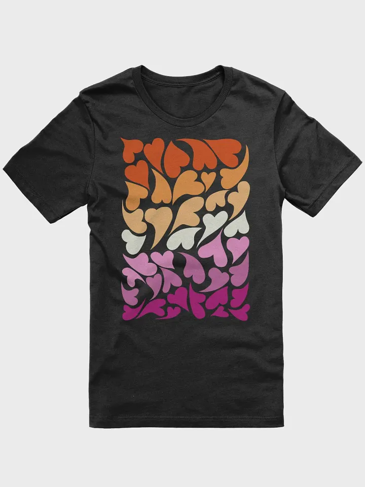 Nestled PRIDE Lesbian T-shirt product image (4)
