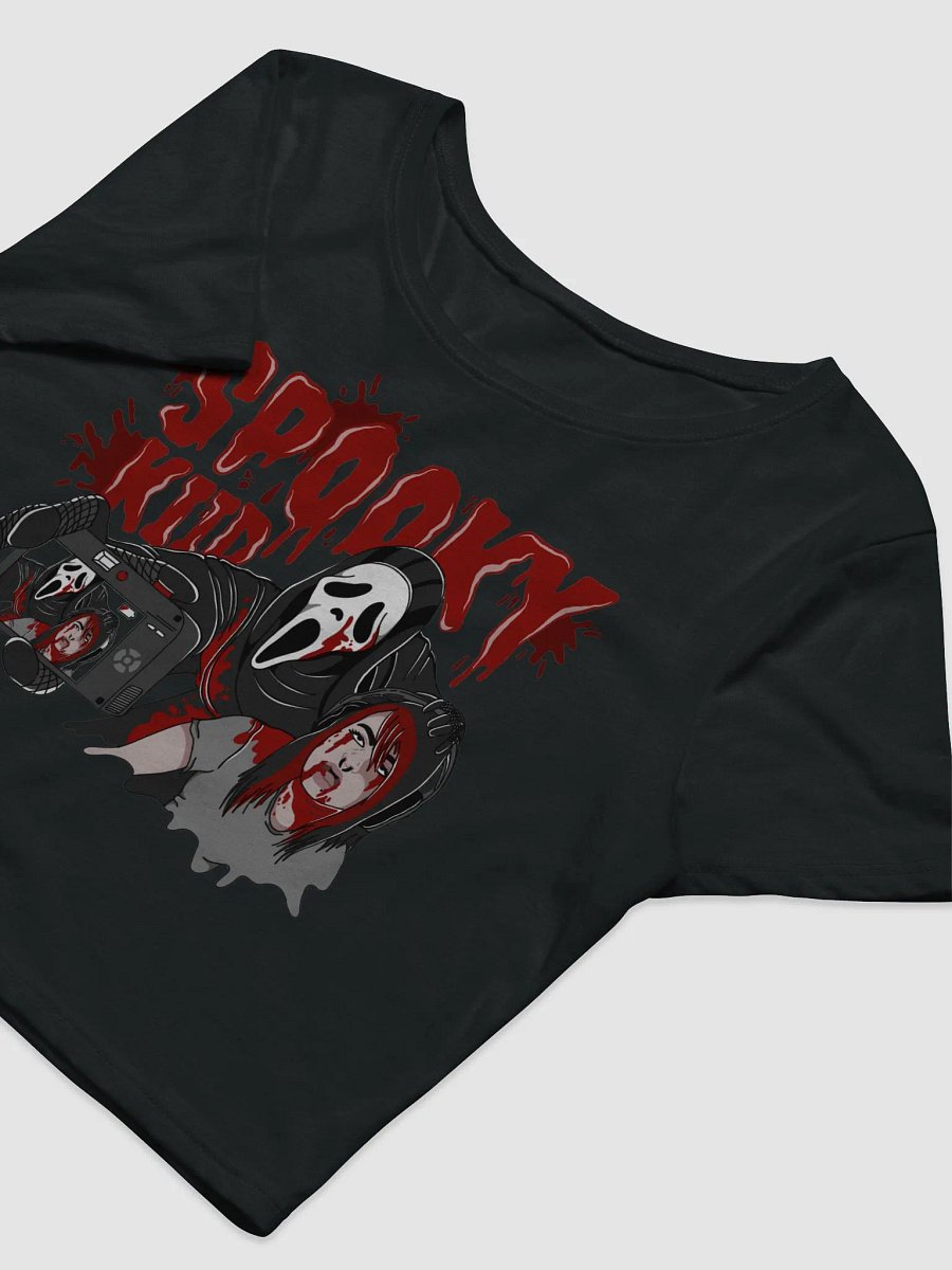 Vintage Bloody Ghostface Crop Top product image (5)