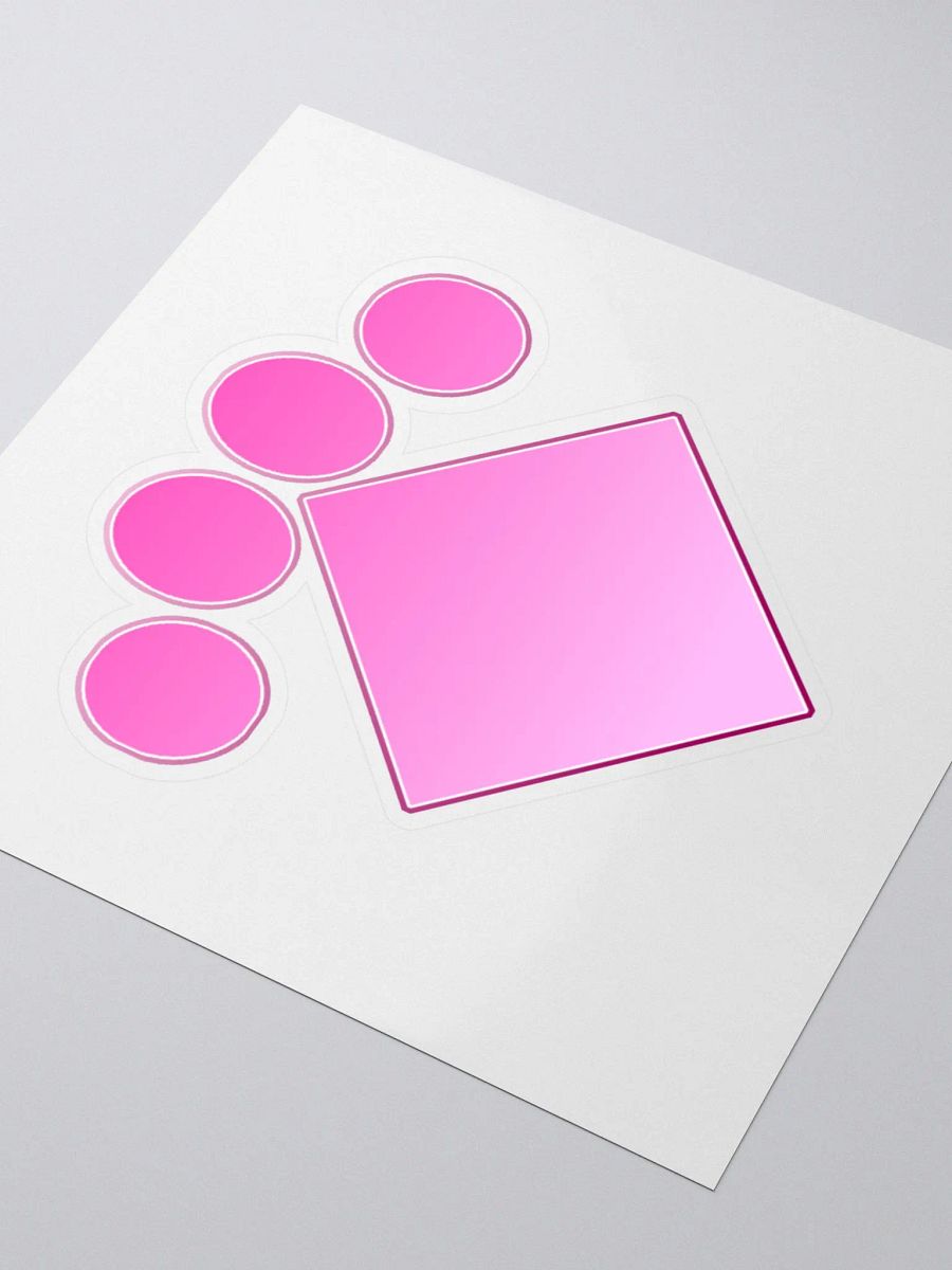 Fuchsia Hint Print Sticker product image (3)
