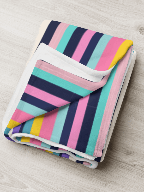 NeuroRainbow Strips Blanket product image (1)