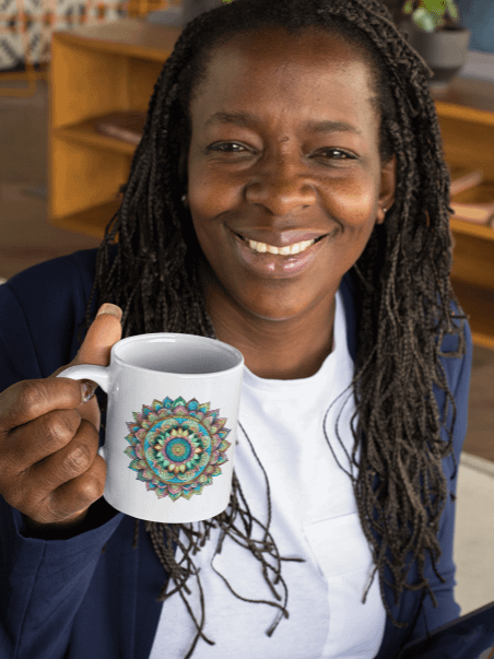 Autumn Bloom Mandala - Mug product image (2)