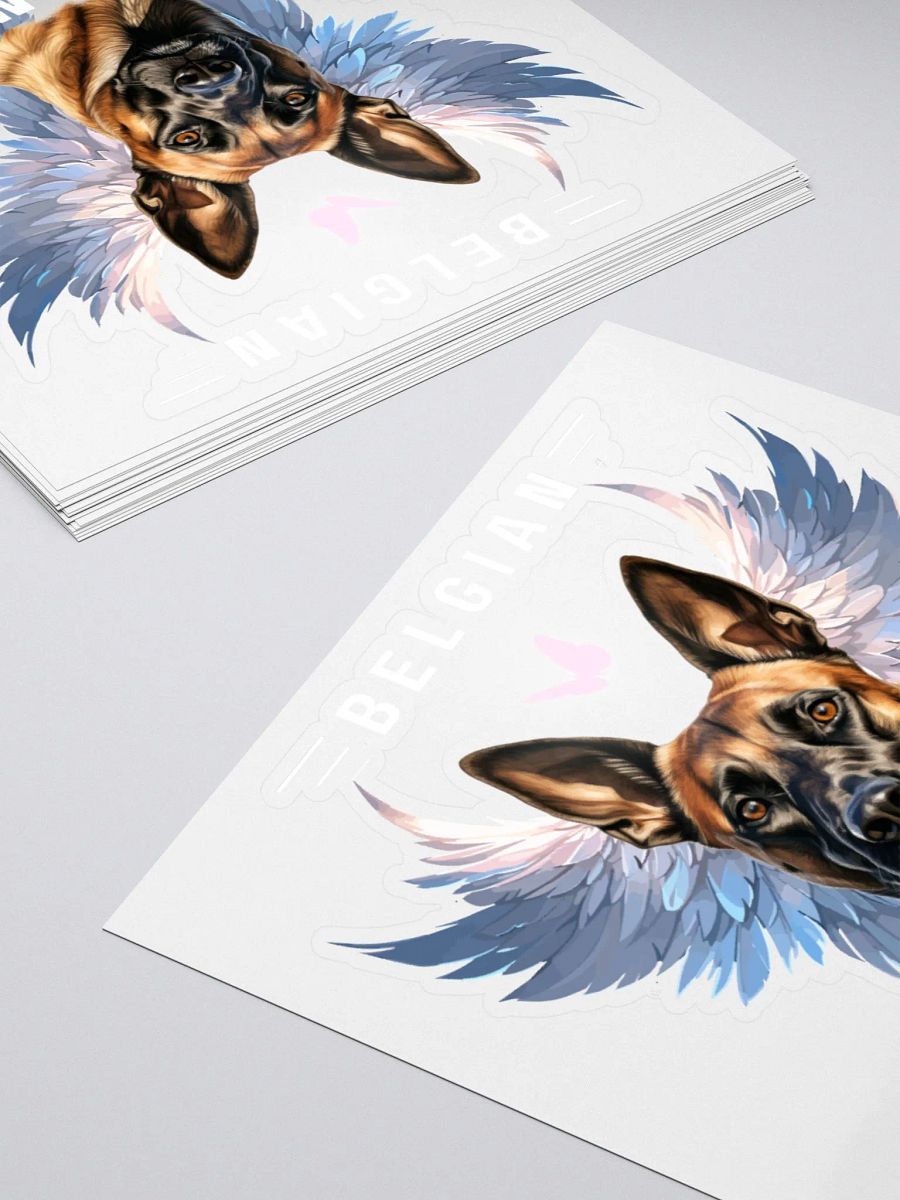 Winged Belgian Malinois Sticker product image (5)