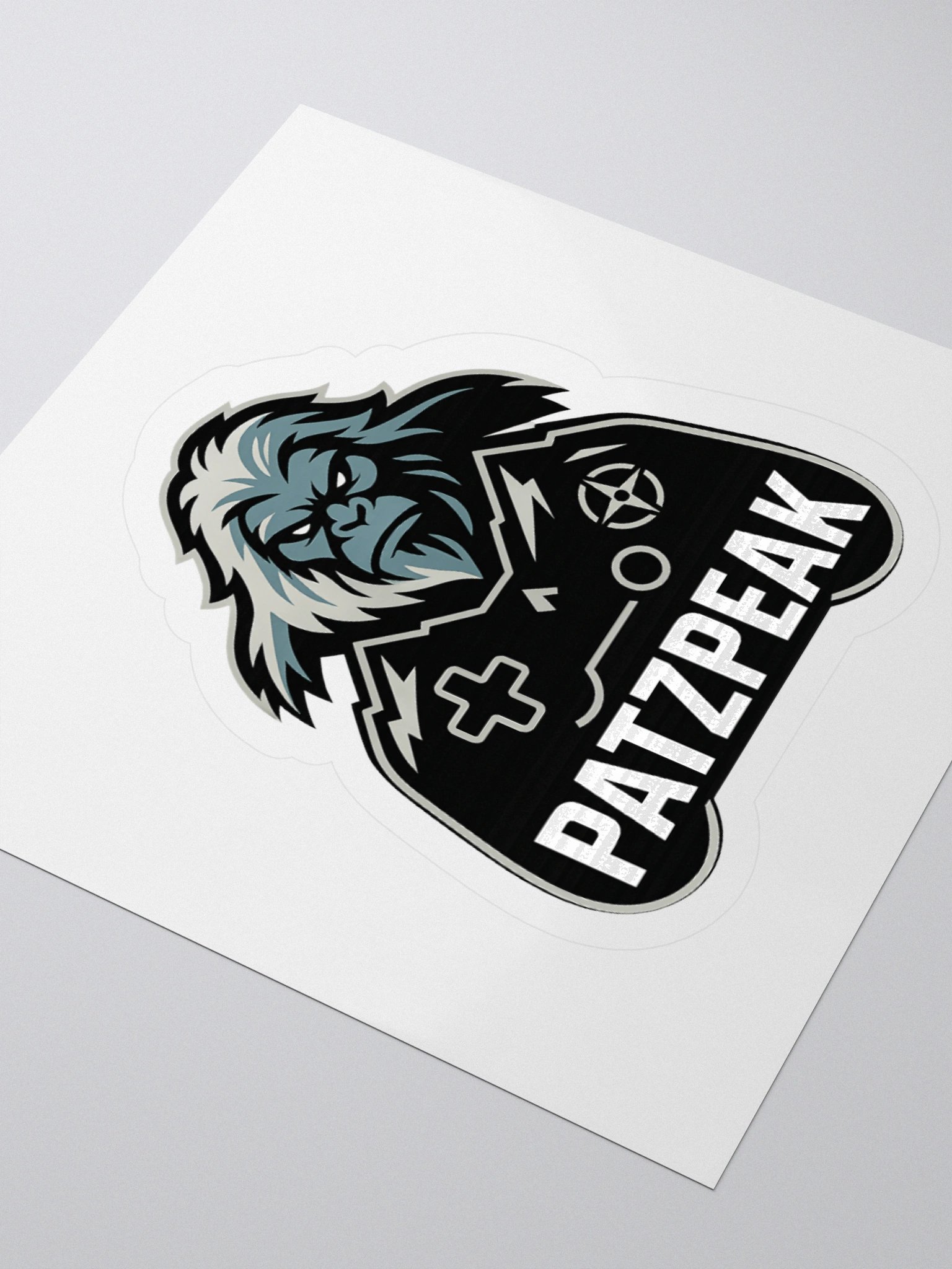 PatzPeak Gaming Gorilla Kiss Cut Stickers product image (8)
