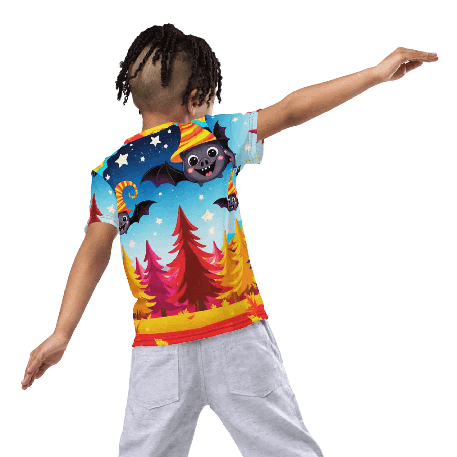Rainbow Bat Magic Kids T Shirt product image (8)