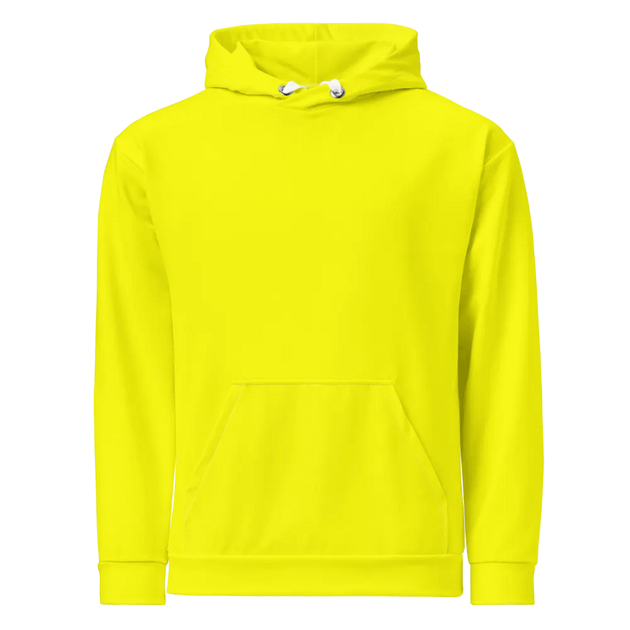 Plain Color Yellow Hoodie product image (1)