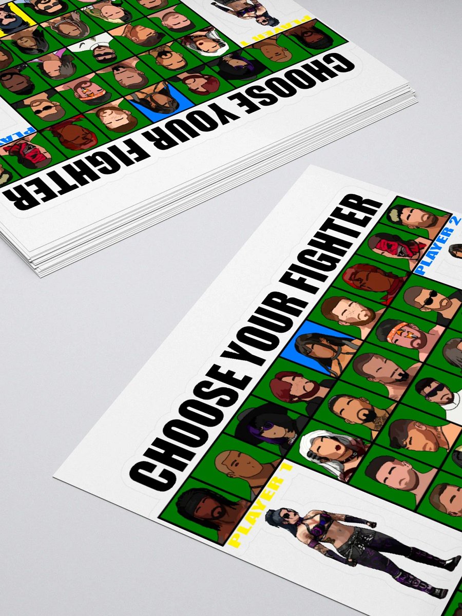 PEPW Choose Your Fighter Corinna vs Katlyn Sticker product image (4)