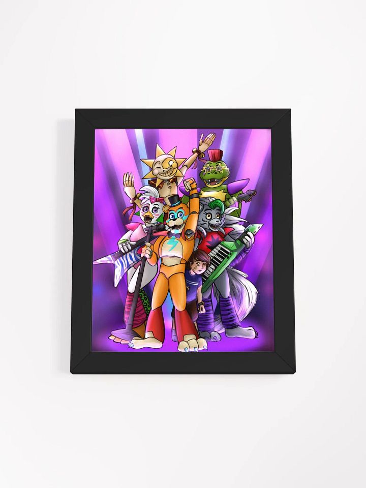FNAF:SB "Let's Rock!" Framed Print product image (1)