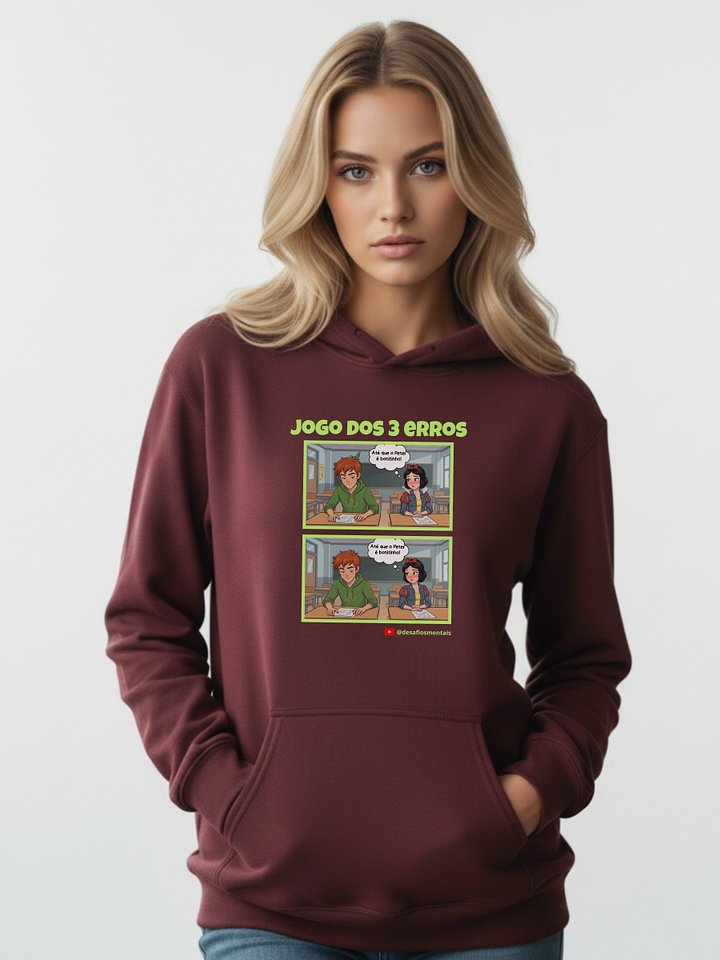 Hoodie Unissex (Jogo dos 3 Erros): Peter e Branca de Neve product image (1)