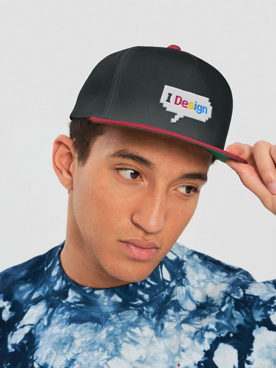Pixelated Design Snapback Cap product image (31)