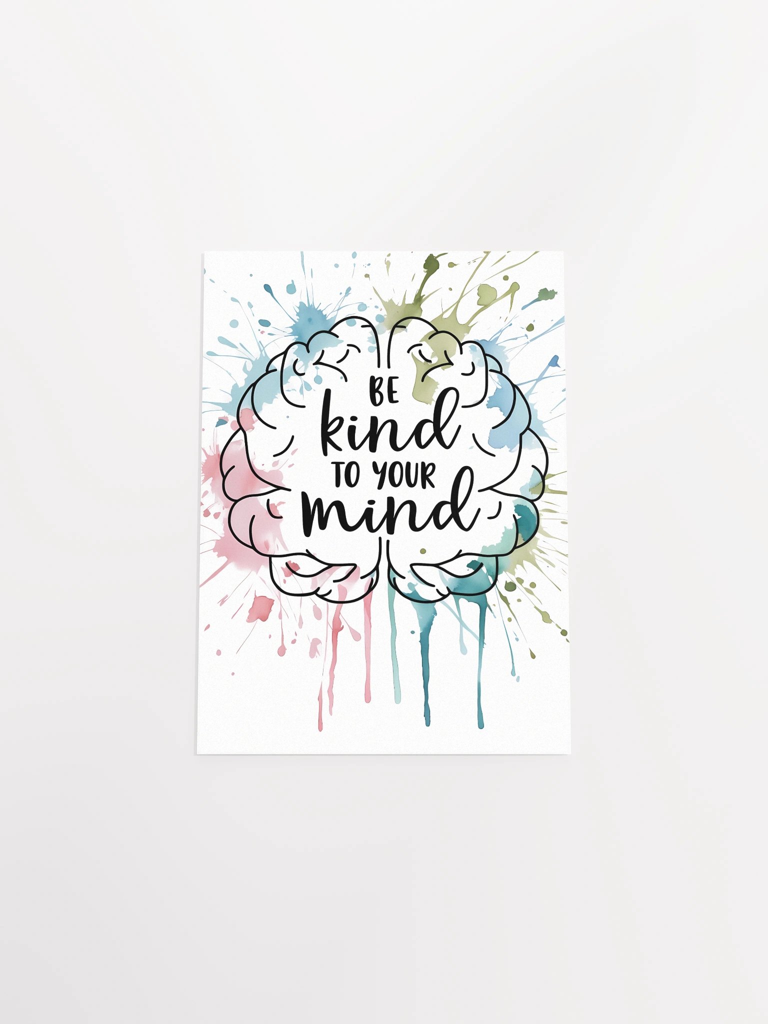 Be Kind to Your Mind Poster Print product image (4)