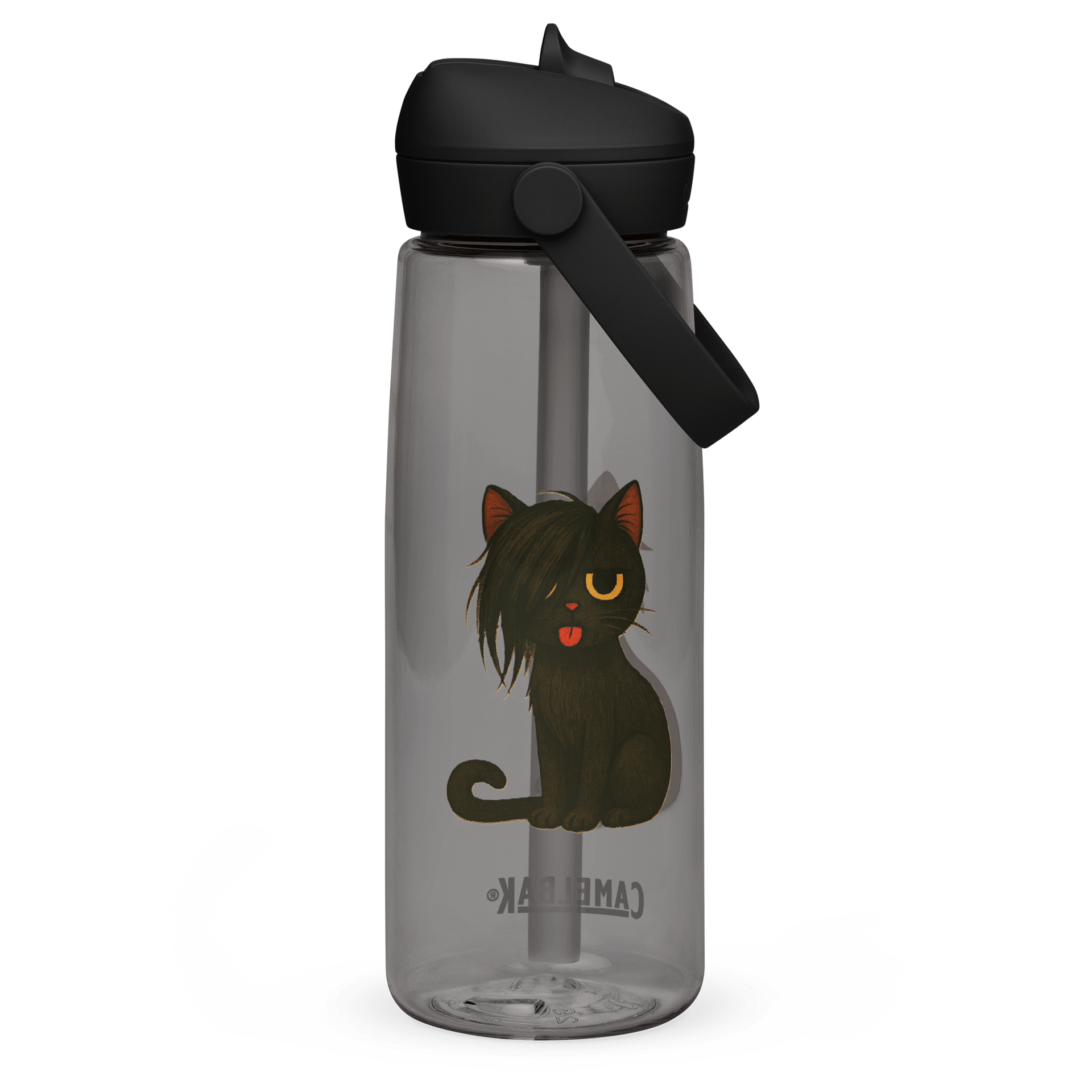 Emo Cats Flip Straw Water Bottle product image (13)
