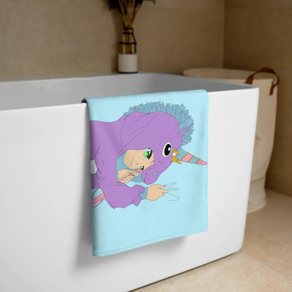 Pocky's Unicorn Onesie Daki Towel product image (3)