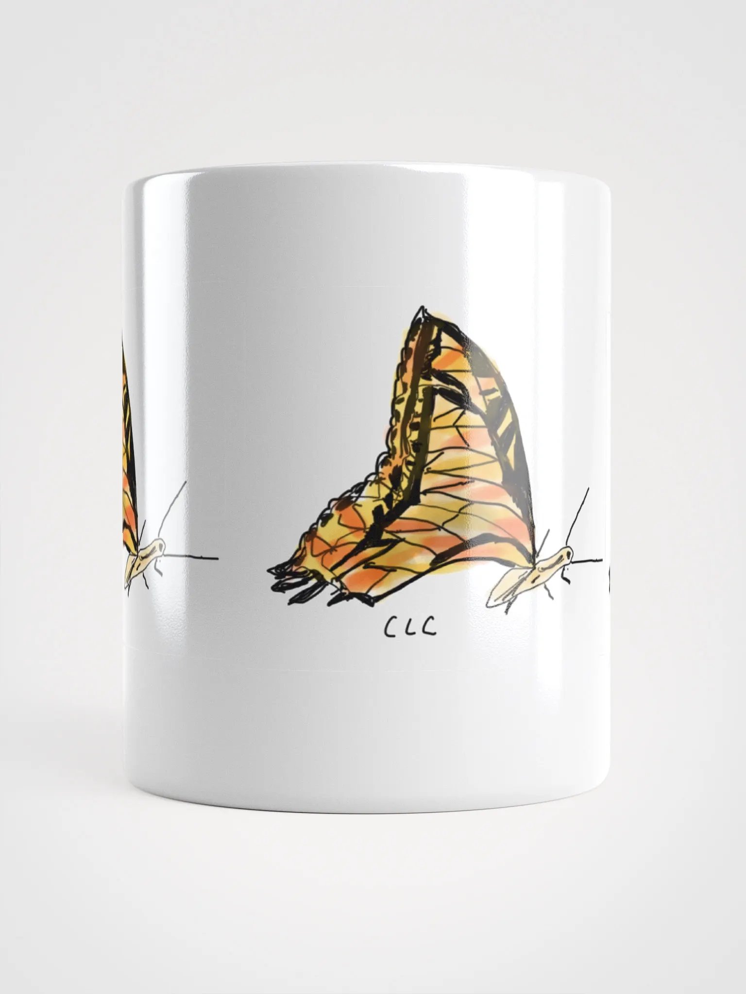 Butterfly Bliss White Glossy Mug product image (15)